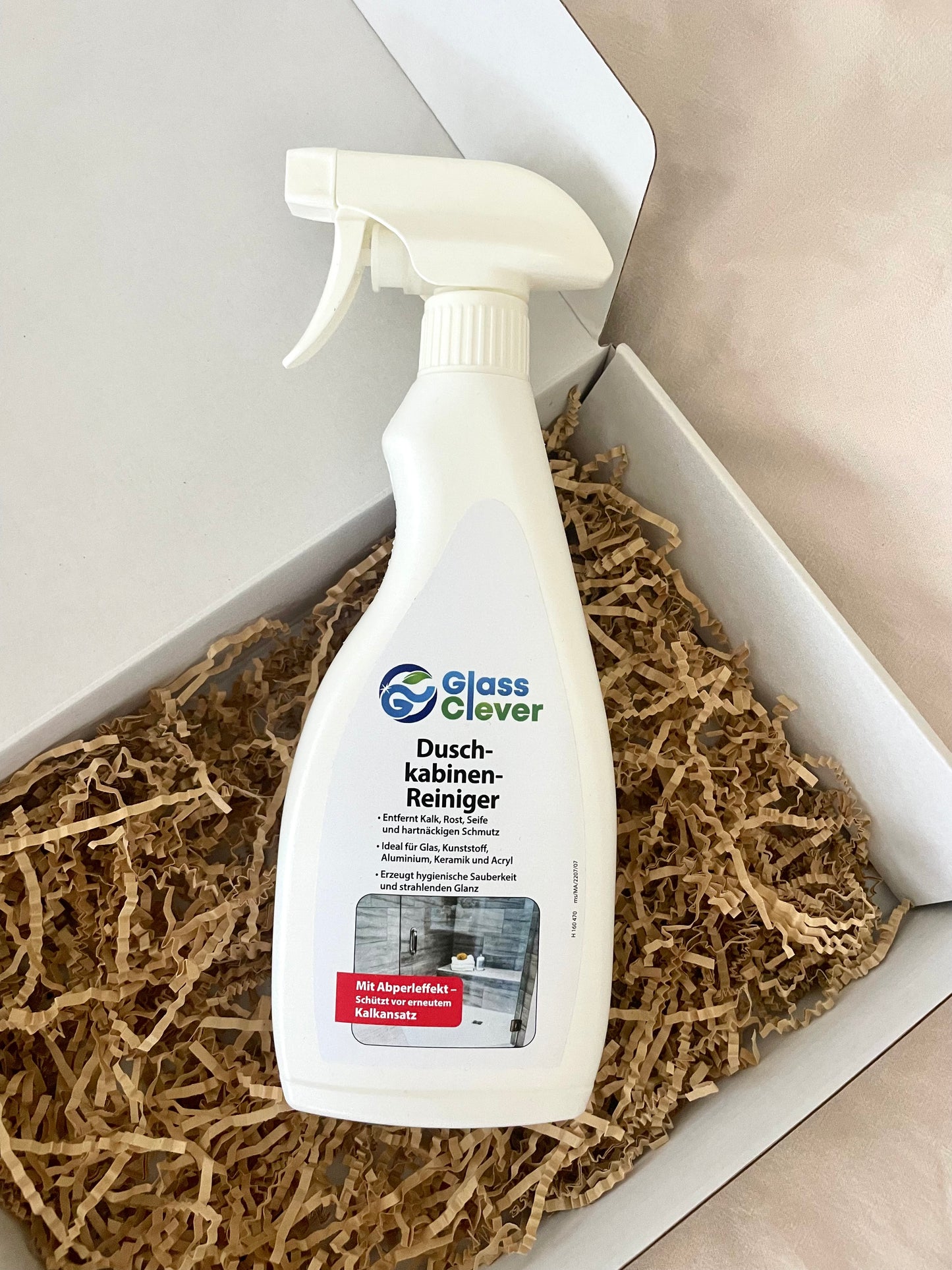 Glassclever Reinigungs-Set Duschkabine